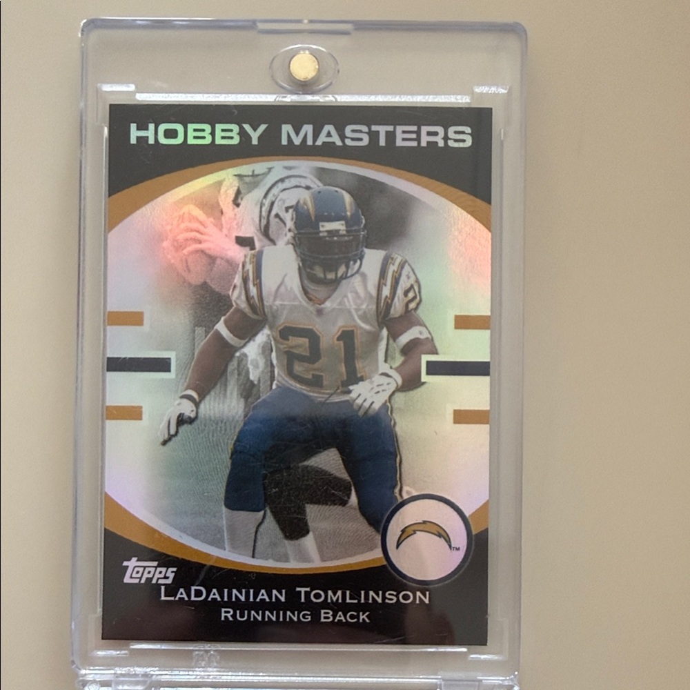 Topps Hobby Masters Card with Black and Gold Accents